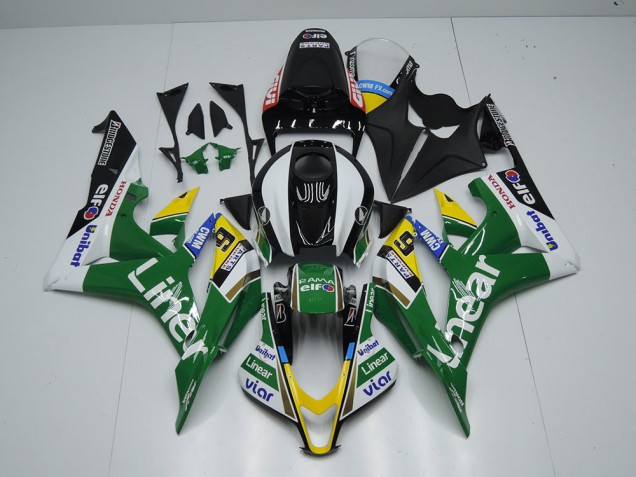ABS 2007-2008 Green Liner Honda CBR600RR Motorbike Fairing UK ABS 2007-2008 Green Liner Honda CBR600RR Motorbike Fairing UK