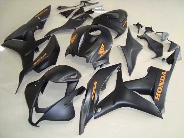 ABS 2007-2008 Matte Black Honda CBR600RR Bike Fairing UK ABS 2007-2008 Matte Black Honda CBR600RR Bike Fairing UK