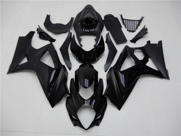ABS 2007-2008 Glossy Matte Black Suzuki GSXR 1000 K7 Replacement Fairings UK ABS 2007-2008 Glossy Matte Black Suzuki GSXR 1000 K7 Replacement Fairings UK
