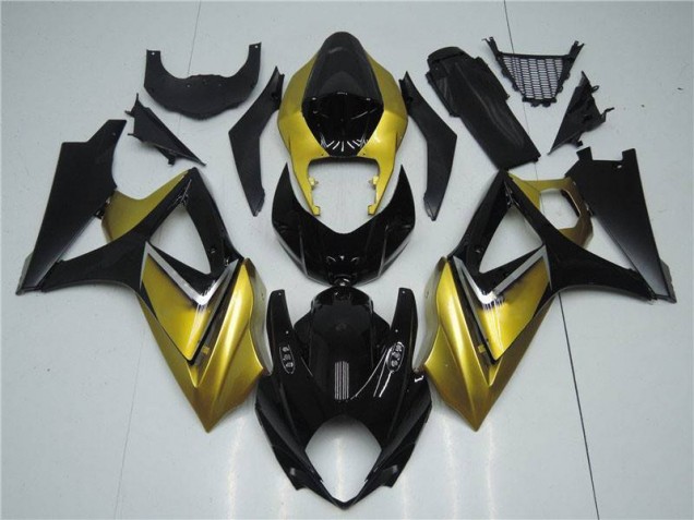ABS 2007-2008 Gold Black Suzuki GSXR 1000 K7 Motorbike Fairing UK ABS 2007-2008 Gold Black Suzuki GSXR 1000 K7 Motorbike Fairing UK