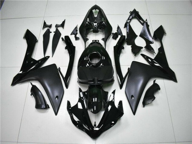 ABS 2007-2008 Glossy Matte Black Yamaha YZF R1 Motorcycle Bodywork UK ABS 2007-2008 Glossy Matte Black Yamaha YZF R1 Motorcycle Bodywork UK