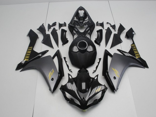 ABS 2007-2008 Grey Black Yamaha YZF R1 Bike Fairing UK ABS 2007-2008 Grey Black Yamaha YZF R1 Bike Fairing UK