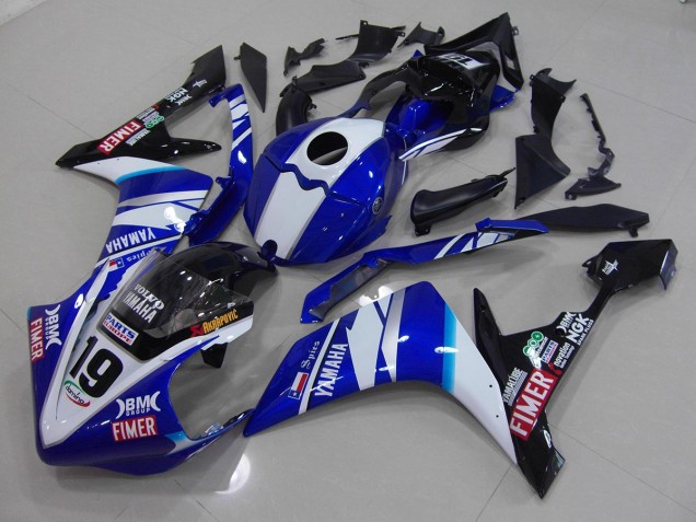 ABS 2007-2008 White Blue Yamaha YZF R1 Moto Fairings UK ABS 2007-2008 White Blue Yamaha YZF R1 Moto Fairings UK