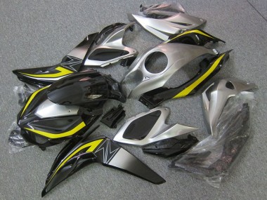 ABS 2007-2009 Black Kawasaki Z1000 Motorcyle Fairings UK