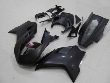 ABS 2007-2014 Matte Black Racing Verision Ducati 848 1098 1198 Bike Fairings UK