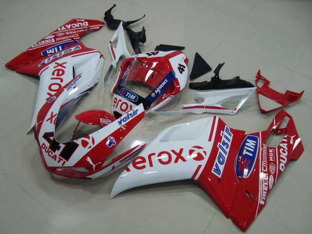 ABS 2007-2014 Special Xerox Ducati 848 1098 1198 Bike Fairing UK