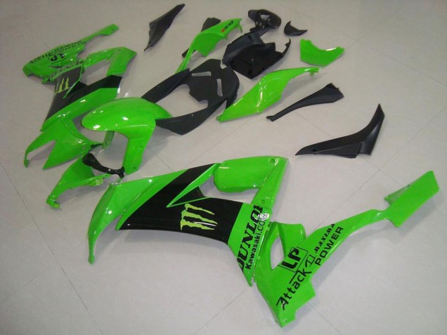ABS 2008-2010 Green Monster Kawasaki ZX10R Motorbike Fairings UK ABS 2008-2010 Green Monster Kawasaki ZX10R Motorbike Fairings UK