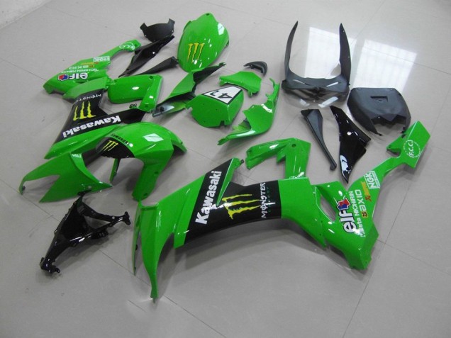 ABS 2008-2010 Green Monster 41 Kawasaki ZX10R Motorcycle Fairing UK ABS 2008-2010 Green Monster 41 Kawasaki ZX10R Motorcycle Fairing UK