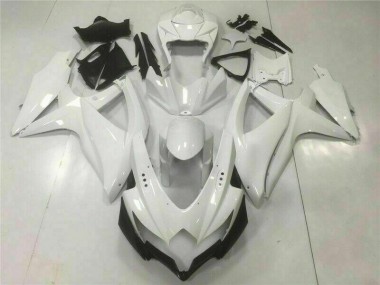ABS 2008-2010 White Suzuki GSXR 600/750 Motorcylce Fairings UK