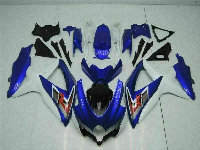ABS 2008-2010 Blue White Suzuki GSXR 600/750 Motorcycle Fairings UK ABS 2008-2010 Blue White Suzuki GSXR 600/750 Motorcycle Fairings UK