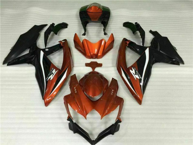 ABS 2008-2010 Red Black Suzuki GSXR 600/750 Motorbike Fairings UK