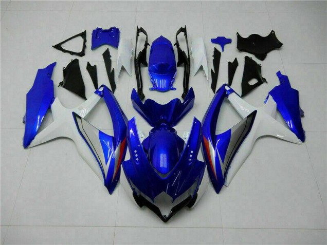ABS 2008-2010 Blue White Suzuki GSXR 600/750 Motorcycle Fairing Kit UK ABS 2008-2010 Blue White Suzuki GSXR 600/750 Motorcycle Fairing Kit UK