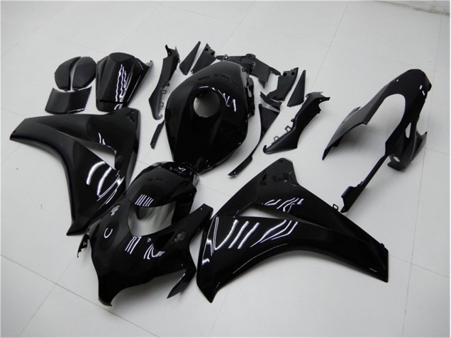 ABS 2008-2011 Glossy Black Honda CBR1000RR Motor Fairings UK