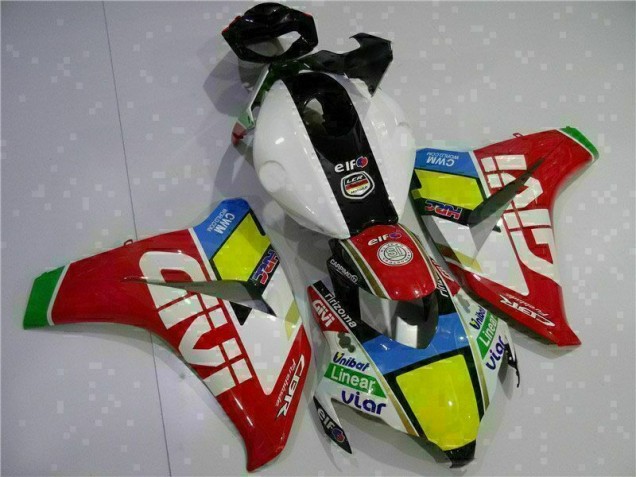 ABS 2008-2011 Red White Honda CBR1000RR Bike Fairing UK ABS 2008-2011 Red White Honda CBR1000RR Bike Fairing UK