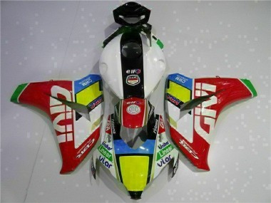 ABS 2008-2011 Red White Honda CBR1000RR Bike Fairing UK