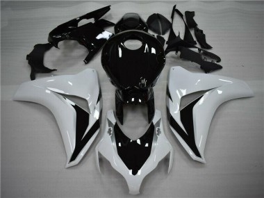 ABS 2008-2011 White Black Honda CBR1000RR Motorbike Fairing Kits UK