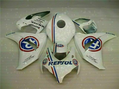 ABS 2008-2011 White Blue Repsol Honda CBR1000RR Bike Fairing UK