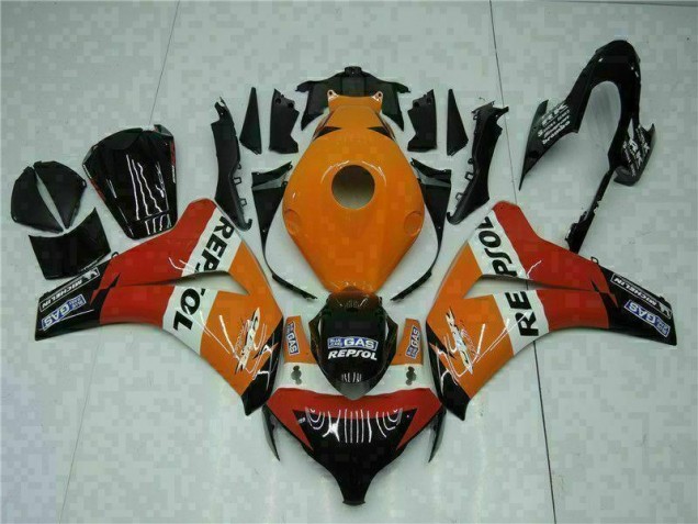 ABS 2008-2011 Orange Repsol Honda CBR1000RR Bike Fairing Kit UK ABS 2008-2011 Orange Repsol Honda CBR1000RR Bike Fairing Kit UK