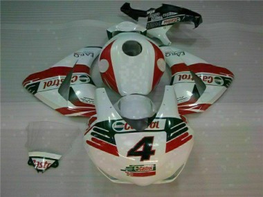 ABS 2008-2011 White Castrol 4 Honda CBR1000RR Motorcycle Fairing UK
