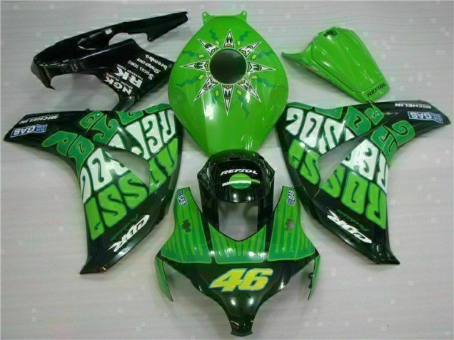 ABS 2008-2011 Green Honda CBR1000RR Motorbike Fairing UK ABS 2008-2011 Green Honda CBR1000RR Motorbike Fairing UK