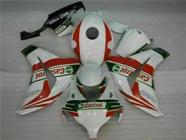 ABS 2008-2011 White Red Honda CBR1000RR Motorcycle Replacement Fairings UK