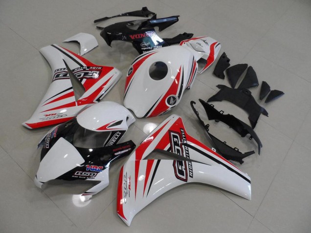 ABS 2008-2011 White Red HRC Honda CBR1000RR Bike Fairings UK ABS 2008-2011 White Red HRC Honda CBR1000RR Bike Fairings UK