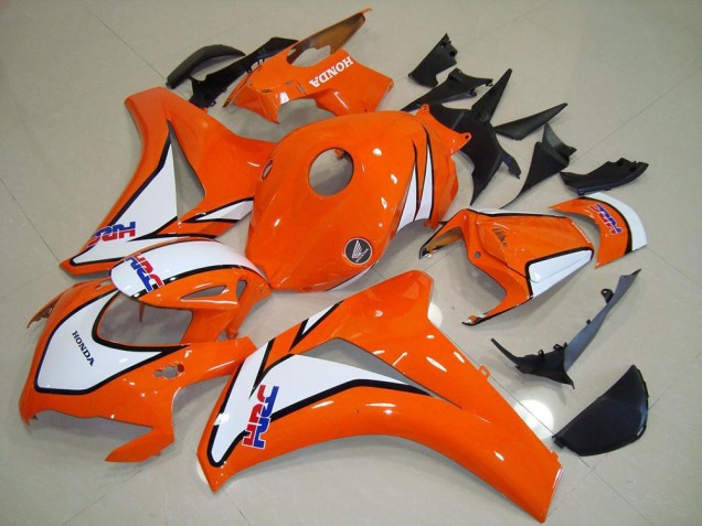 ABS 2008-2011 Sunset Orange HRC Honda CBR1000RR Motorcycle Fairings Kit UK ABS 2008-2011 Sunset Orange HRC Honda CBR1000RR Motorcycle Fairings Kit UK