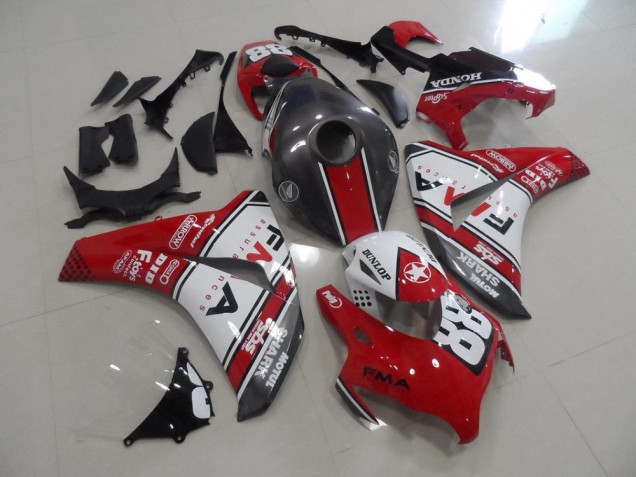 ABS 2008-2011 Red and Grey Fma Honda CBR1000RR Motorbike Fairing UK