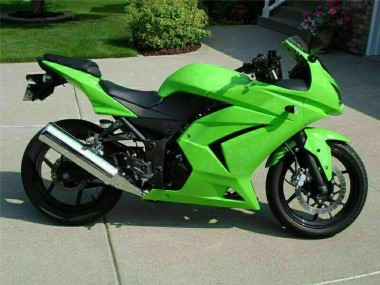 ABS 2008-2012 Green Kawasaki EX250 Motorcycle Fairings Kits UK