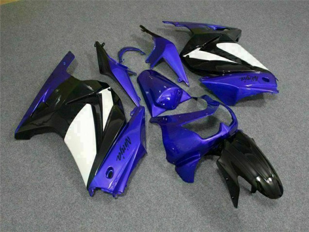 ABS 2008-2012 Blue White Black Ninja Kawasaki EX250 Motorbike Fairing UK ABS 2008-2012 Blue White Black Ninja Kawasaki EX250 Motorbike Fairing UK