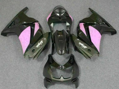 ABS 2008-2012 Black Pink Ninja Kawasaki EX250 Motorcycle Replacement Fairings UK