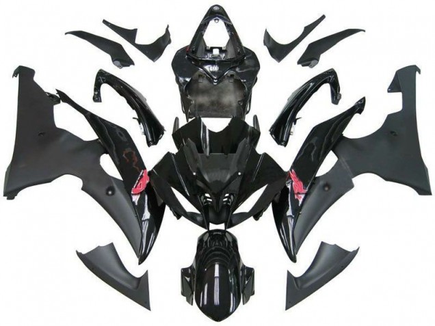 ABS 2008-2016 Contrast Black R6 Yamaha YZF R6 Bike Fairing Kit UK ABS 2008-2016 Contrast Black R6 Yamaha YZF R6 Bike Fairing Kit UK