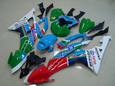ABS 2008-2016 Blue White Fiat Green Red Wudy Motul Dunlop Yamaha YZF R6 Motor Fairings UK