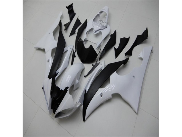 ABS 2008-2016 White Black Yamaha YZF R6 Bike Fairings & Bodywork UK