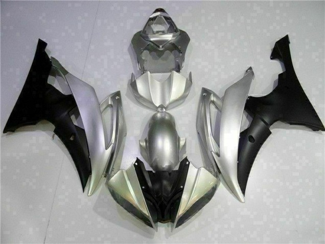 ABS 2008-2016 Silver Black Yamaha YZF R6 Motor Fairings UK ABS 2008-2016 Silver Black Yamaha YZF R6 Motor Fairings UK