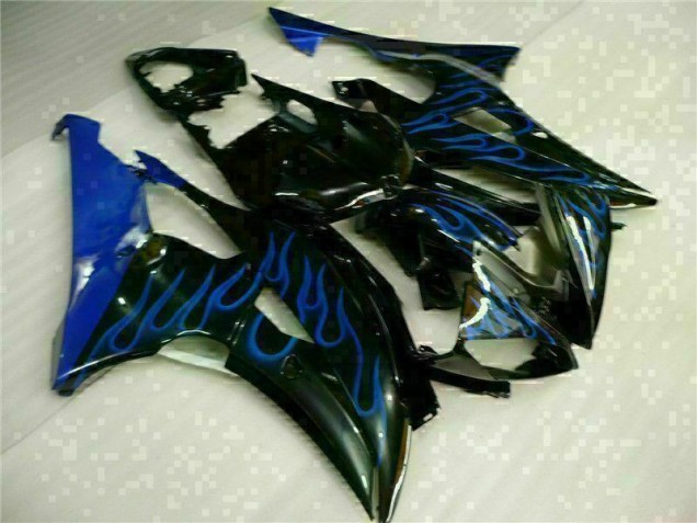 ABS 2008-2016 Blue Flame Black Yamaha YZF R6 Motorcylce Fairings UK ABS 2008-2016 Blue Flame Black Yamaha YZF R6 Motorcylce Fairings UK