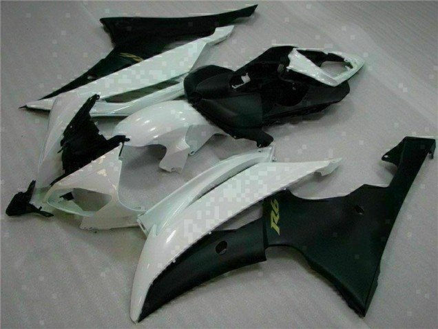 ABS 2008-2016 White Black Yamaha YZF R6 Motorcycle Fairings & Bodywork UK