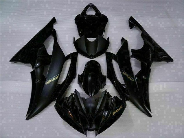ABS 2008-2016 Black Yamaha YZF R6 Moto Fairings UK