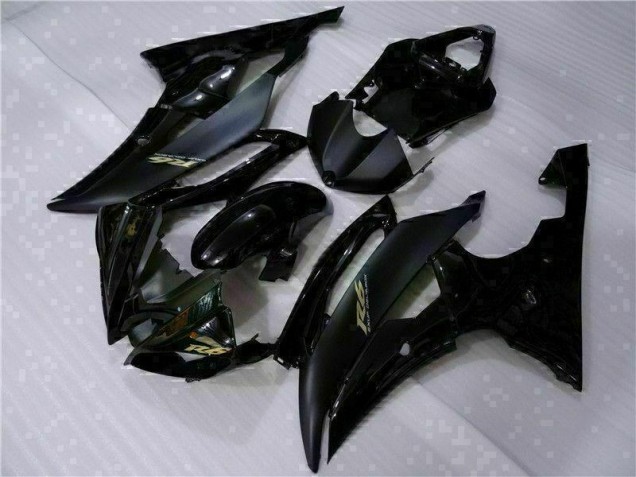 ABS 2008-2016 Black Yamaha YZF R6 Moto Fairings UK