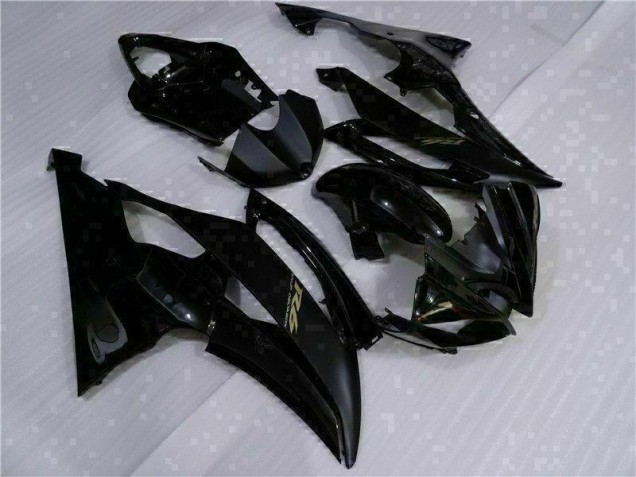 ABS 2008-2016 Black Yamaha YZF R6 Moto Fairings UK