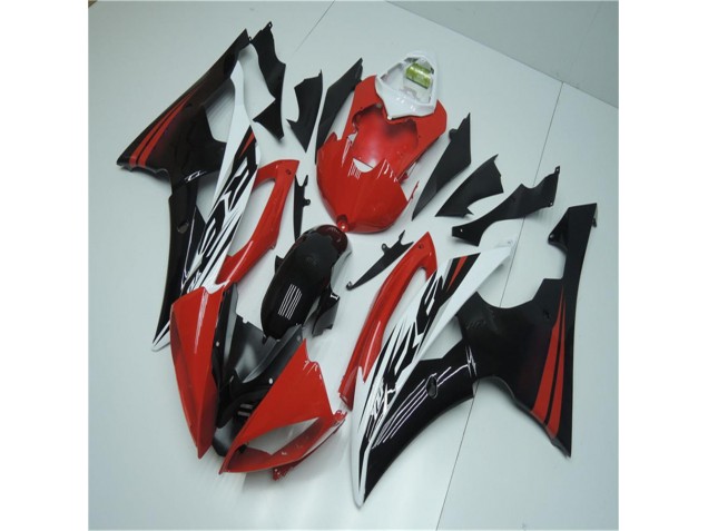 ABS 2008-2016 Red White Yamaha YZF R6 Motorcyle Fairings UK