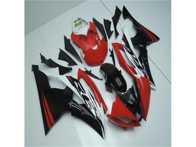 ABS 2008-2016 Red White Yamaha YZF R6 Motorcyle Fairings UK