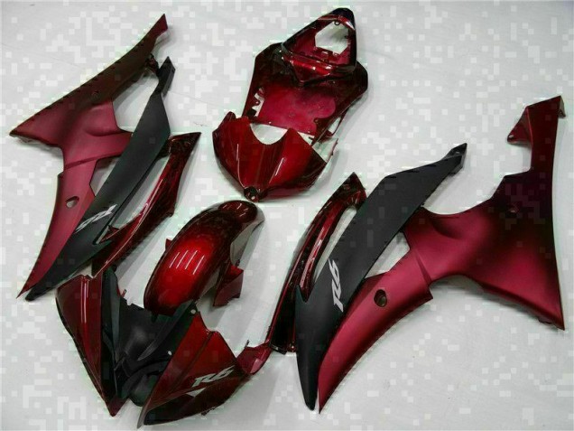 ABS 2008-2016 Red Black Yamaha YZF R6 Motorcylce Fairings UK ABS 2008-2016 Red Black Yamaha YZF R6 Motorcylce Fairings UK