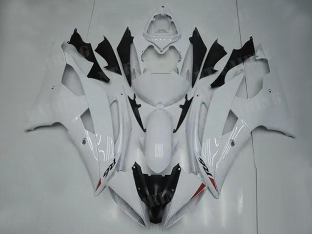 ABS 2008-2016 White Yamaha YZF R6 Motorcycle Fairings UK