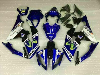 ABS 2008-2016 White Blue Yamaha YZF R6 Motor Bike Fairings UK
