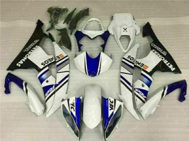 ABS 2008-2016 Blue White Blue White ENEOS Yamaha YZF R6 Bike Fairing Kit UK ABS 2008-2016 Blue White Blue White ENEOS Yamaha YZF R6 Bike Fairing Kit UK