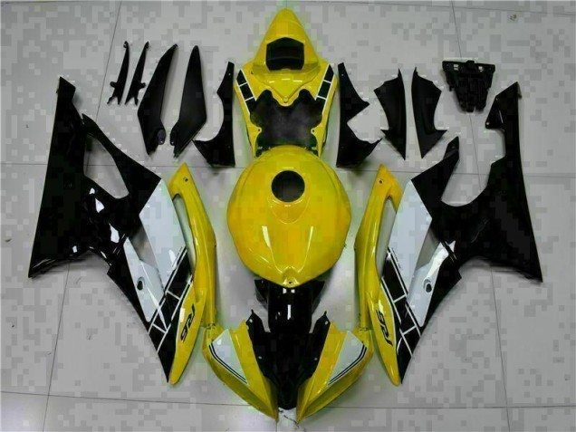 ABS 2008-2016 Yellow Black Yamaha YZF R6 Motorcycle Fairings Kits UK ABS 2008-2016 Yellow Black Yamaha YZF R6 Motorcycle Fairings Kits UK