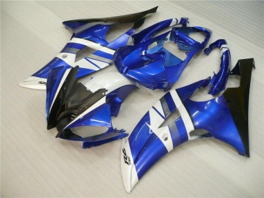 ABS 2008-2016 Blue White Black Yamaha YZF R6 Bike Fairings & Bodywork UK