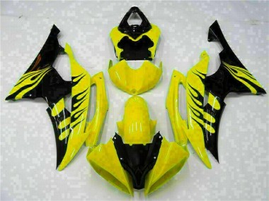 ABS 2008-2016 Yellow Yamaha YZF R6 Replacement Motorcycle Fairings UK