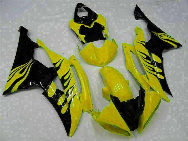 ABS 2008-2016 Yellow Yamaha YZF R6 Replacement Motorcycle Fairings UK ABS 2008-2016 Yellow Yamaha YZF R6 Replacement Motorcycle Fairings UK